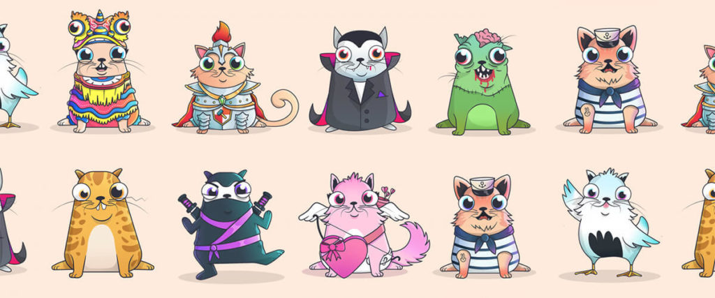 CryptoKitties allows players to attempt to breed unique, one-of-a-kind digital cats 