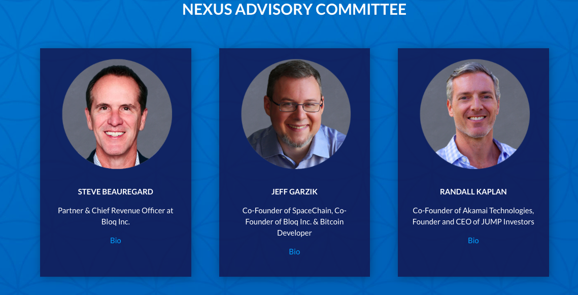 Nexus's advisors